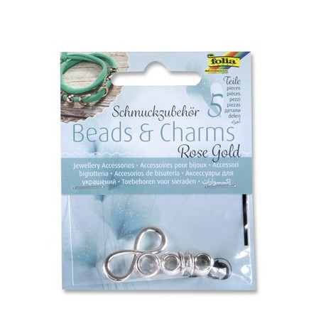 ASSORTIMENT 5 CHARMS ROSE GOLD