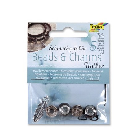 ASSORTIMENT 5CHARMS FEATHER