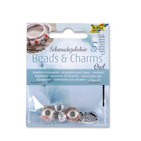 ASSORTIMENT 5 CHARMS OWL