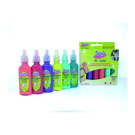 KIT DIAMS 3D MINI 6 X 20ML - ACIDULEES