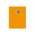 BLOC NOTES 21X29,7 FEUILLES PERFORÉES 160P 5X5 90G