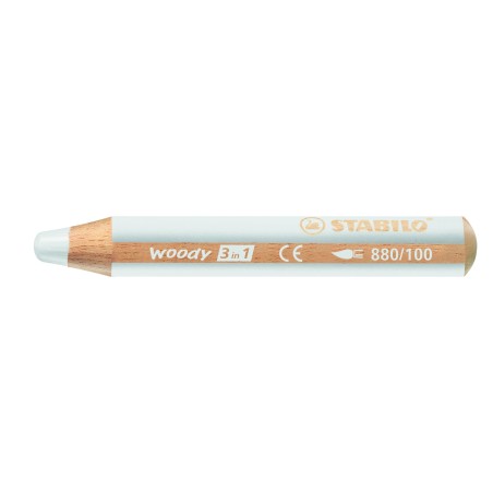 WOODY CRAYON COLORIS BLANC
