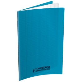 CAHIER PP TURQUOISE 24X32 96P SÉYÈS 90G PIQURE