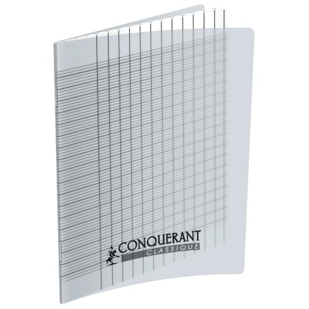 CAHIER DÉFICIENTS VISUELS POLYPRO INCOLORE 17X22 96P SÉYÉS NOIR 2,5MM