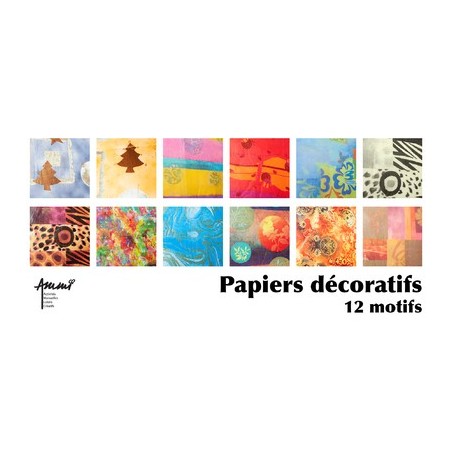 PAPIERS DECOS LOT 96 FS - (8X12 MODELES DIFF.)
