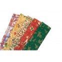 CREPON NOEL (40%) 5 Feuilles 2x0,50m assorties