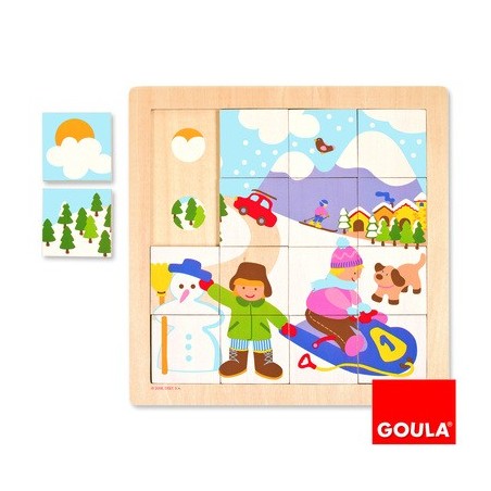 PUZZLE 4 SAISONS HIVER
