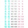 GOMETTES APPRENDRE A COMPTER Sachet de 244 gommettes - 4 planches 21x29cm