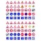 320 GOMMETTES CODE DE LA ROUTE S 4 PLANCHES