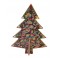 SAPIN DE NOEL BOIS MDF 50,7 X 38 X 8,5CM