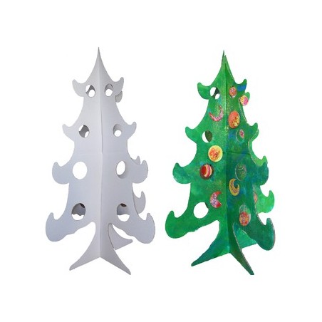 SAPIN 3D GÉANT CARTON