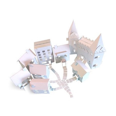 VILLAGE CARTON À DÉCORER