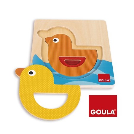 PUZZLE GIGOGNE LE CANARD - 3 PIECES
