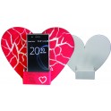 30 PORTE SMARTPHONE COEUR CARTON