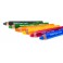 EDU3 PRIME SUPER JUMBO ÉTUI 6 CRAYONS COULEURS ASSORTIS