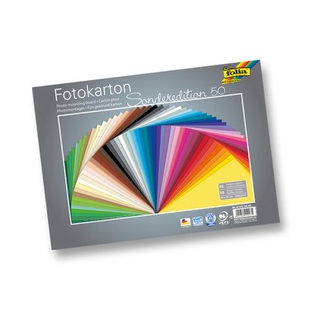 50F CARTOLINE 300G 25X35CM ASSORTIES