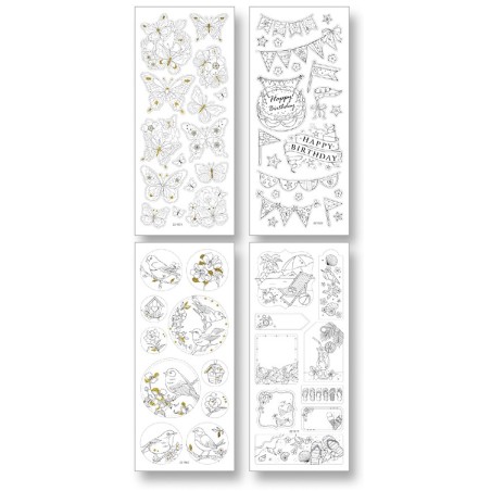 GOMMETTES DESIGN A COLORIER FUN