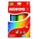 ETUI 36 CRAYONS DE COULEUR 18CM KORES ASSORTIS