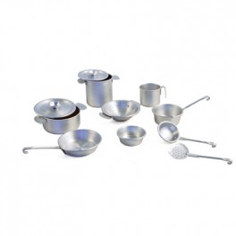 SET 11 CASSEROLES ALUMINIUM USTENSILE DE CUISINE