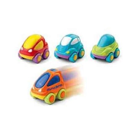 SET 4 MINI VOITURES ANIMÉES