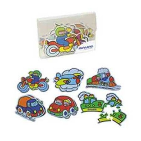 PUZZLES SILHOUETTES TRANSPORT
