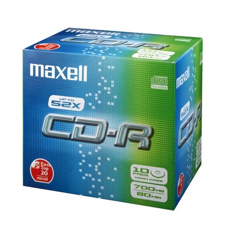 CD INSCRIPTIBLE 80min/700MB Bte de 10