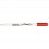 FEUTRE TABLEAU BLANC FIN LOT DE 10 ROUGE