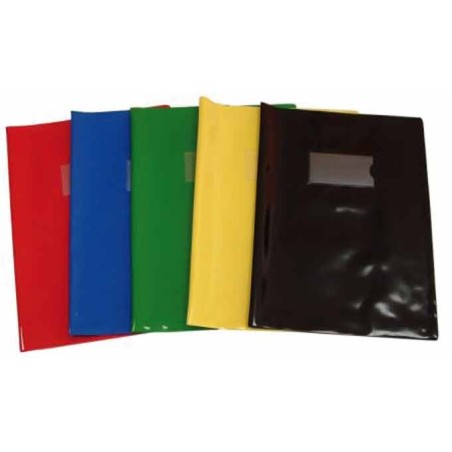 Paquet de 20 PROTEGE-CAHIERS 21x29,7 OPAQ STD noir  18/00é