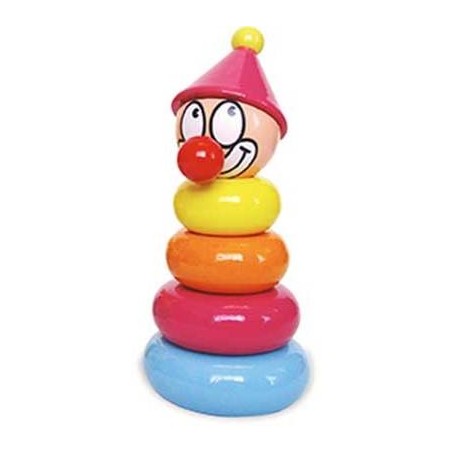 TITOON LE CLOWN Jeu à empiler en Bois 18cm