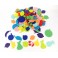 PACK POTAGER FEUTRINE ADHÉSIVE 1MM - TAILLES ASSORTIS - 150 PCS - 10 COLORIS ASSORTIS
