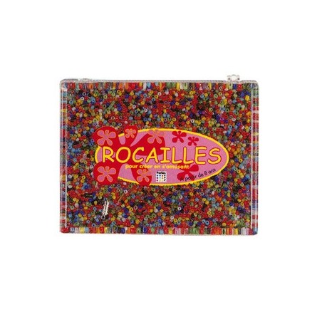 PERLES ROCAILLE OPAQ multi 100G