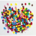 PERLES PLASTIQUE ASSORTIES 500 perles