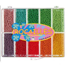 PERLES ROCAILLES ASS.MATES COFFRET 225g