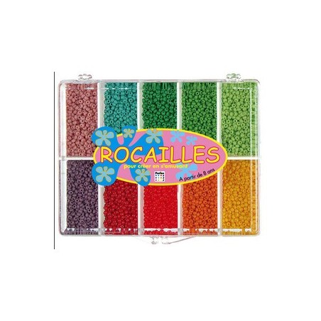 PERLES ROCAILLES ASS.MATES COFFRET 225g