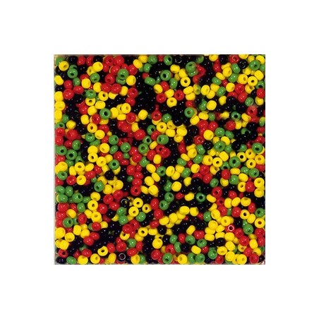 PERLES ROCAILLES SACHET 500g ass. Rasta
