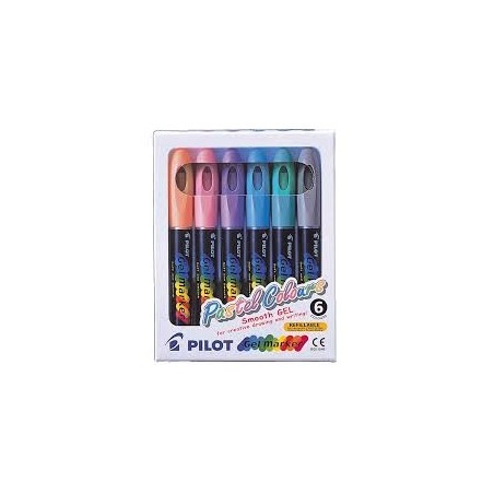 GEL MARKEUR BOITE 6 PASTEL          APW-GM8P-S6