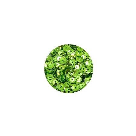 PAILLETTES 4000 pièces  diam 6 vert clair - Sequins