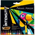 INTENSITY 12 FEUTRES DESSIN COLORIS ASSORTIS