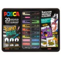POSCA MALETTE 20 MARQUEURS THEME STREET VIBES