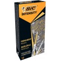 INTENSITY 12 MARQUEURS PERMANENT POINTE FINE COLORIS METALLIQUE OR ET ARGENT