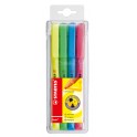 4 SURLIGNEURS FLASH COLORIS ASSORTIS