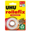 ROLLAFIX ADHÉSIF TRANSPARENT 19MMX25M SUR DÉVIDOIR 