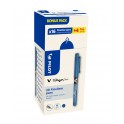 V SIGN-PEN VALUE PACK 16+4 FEUTRE ÉCRITURE BLEU