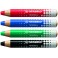 MARKDRY 4 CRAYONS COLORIS ASSORTIS + 1 CHIFFONNETTE + 1 TC