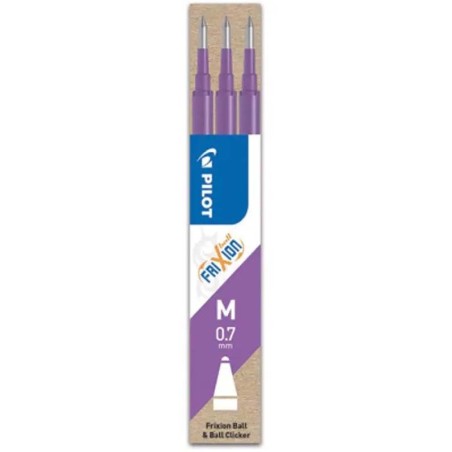 FRIXION BALL / CLICKER 3 RECHARGES MAUVE