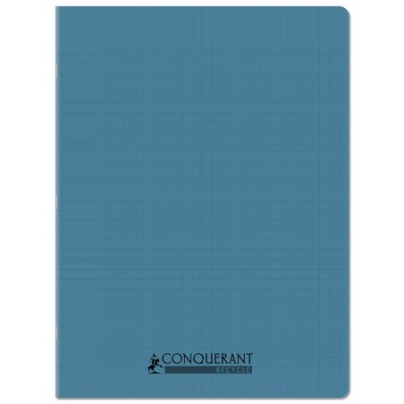 CAHIER PP RECYCLÉ 24X32 96P SÉYÈS BLEU