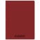 CAHIER PP RECYCLÉ 24X32 96P ROUGE