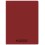 CAHIER PP RECYCLÉ 24X32 96P ROUGE