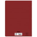 CAHIER PP RECYCLÉ 24X32 96P ROUGE