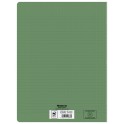 CAHIER PP RECYCLÉ 24X32 96P SÉYÈS VERT